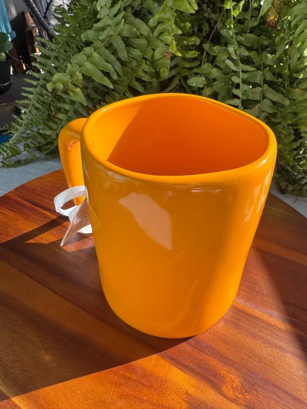 Rae Dunn Hello Summer Yellow Mug/ Ceramic Coffee Cup